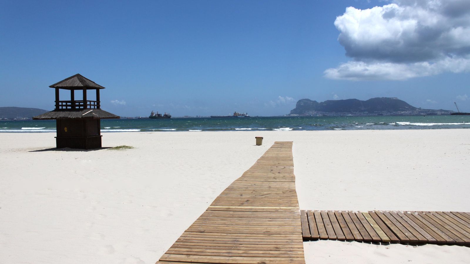 Playa de el Rinconcillo, en Algeciras.