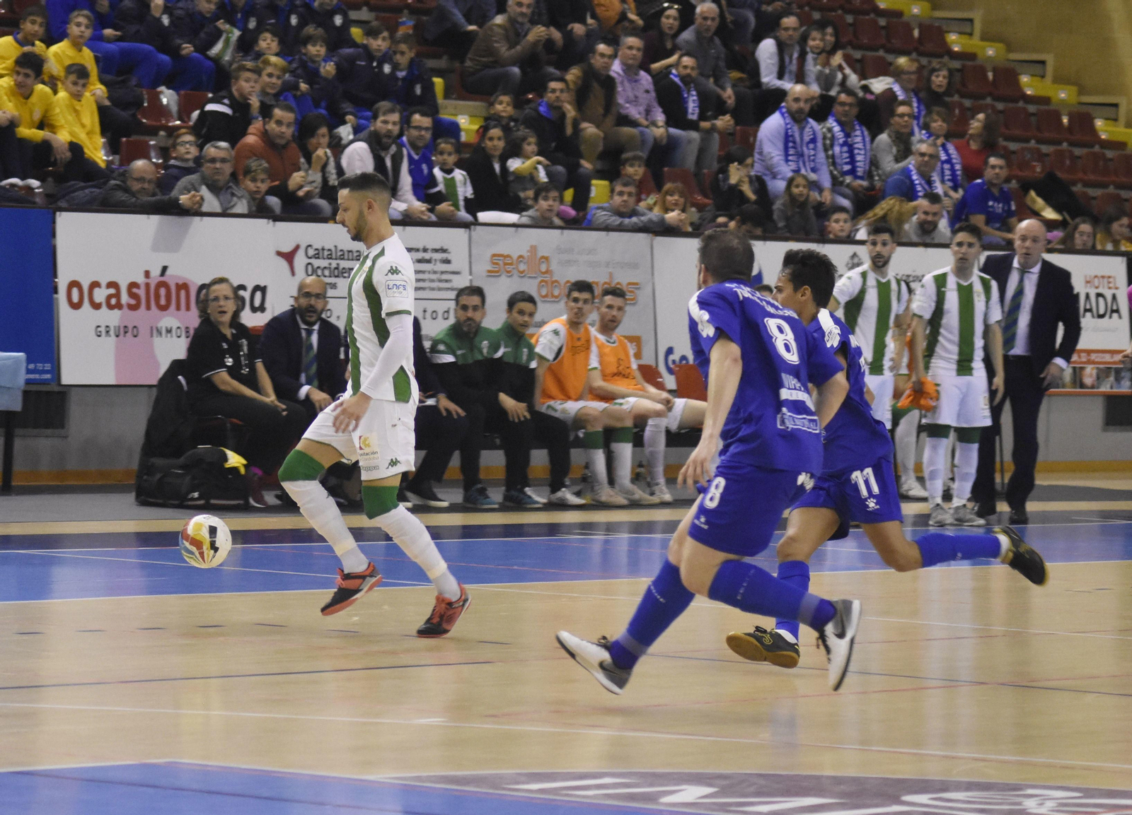 La victoria del Córdoba CF Futsal sobre el Manzanares ha dejado estas imágenes.