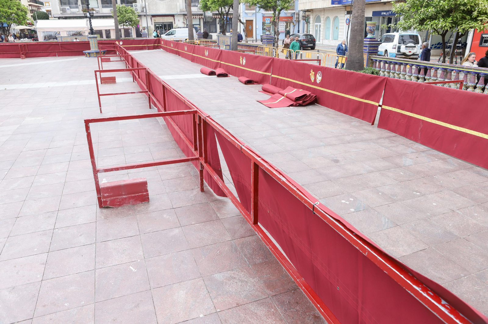 Fotos de los preparativos de la Semana Santa en Algeciras