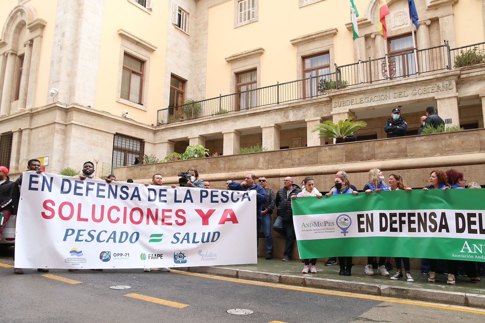 Fotogalería manifestación del sector pesquero