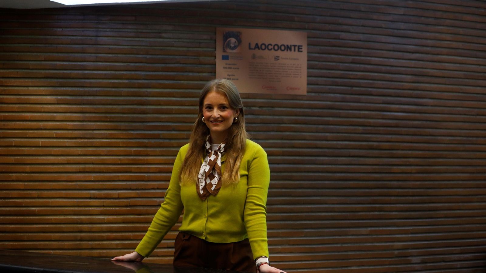 Sofía Martínez posa en la Cámara de Comercio de Córdoba.