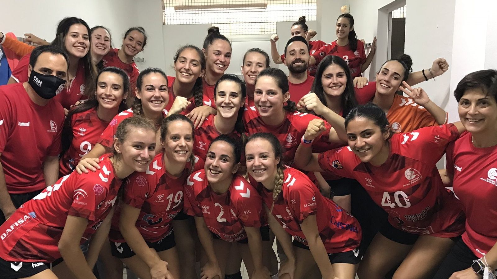 El Deza CBM celebra su triunfo en Fátima.