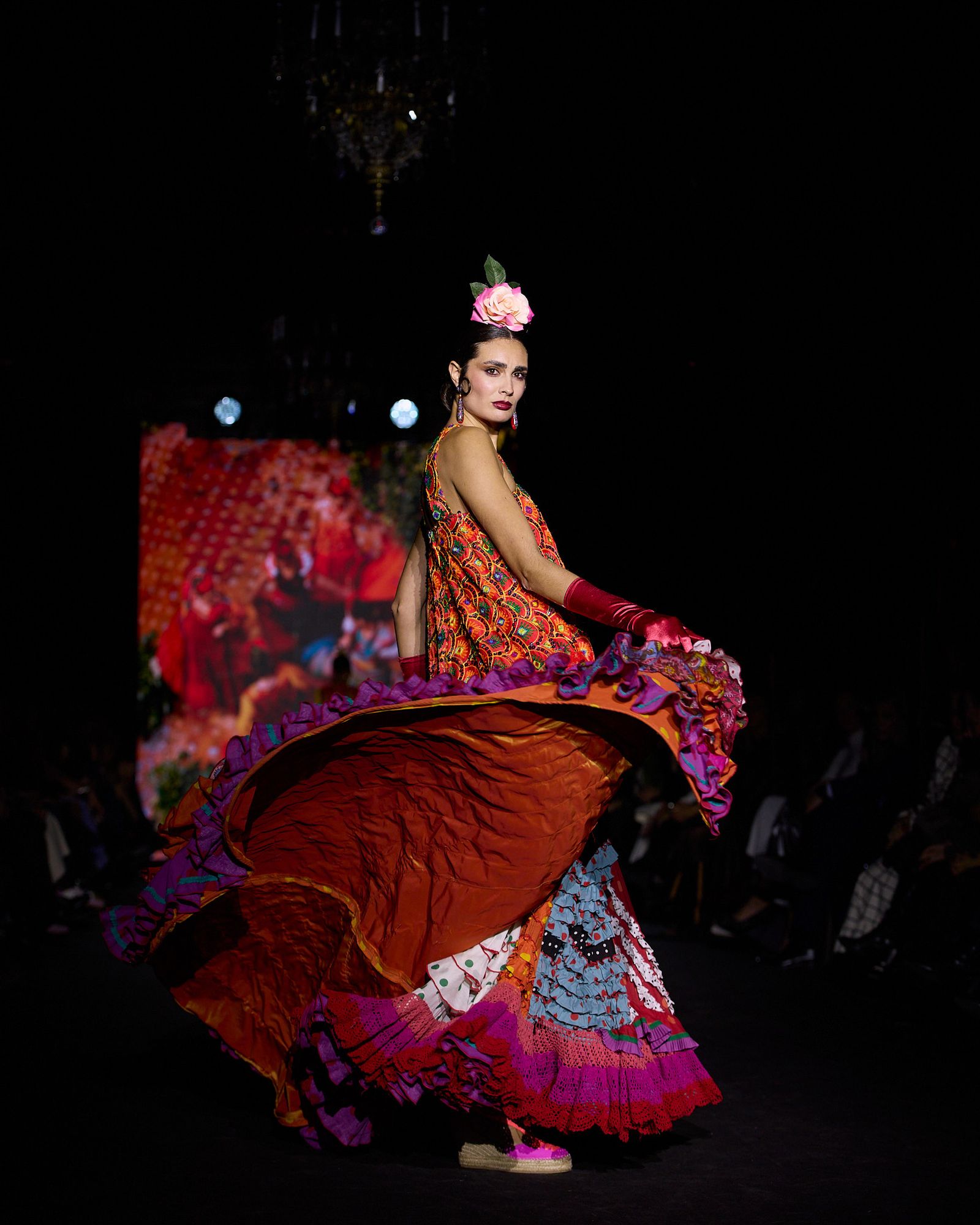 El desfile de flamenca Pol Núñez en We Love Flamenco 2026, todas las fotos