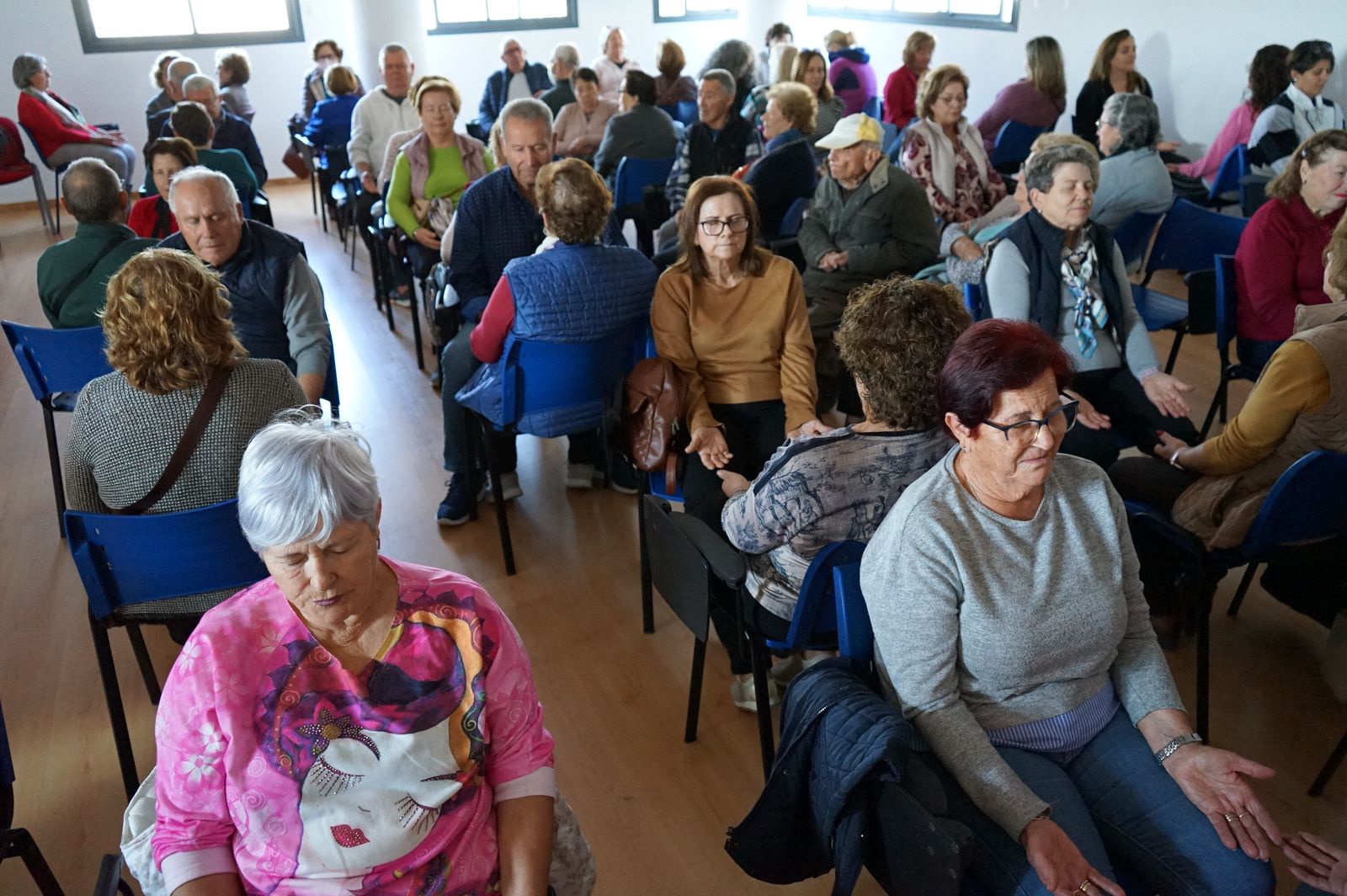 Momento del taller de sexualidad celebrado en Vícar.