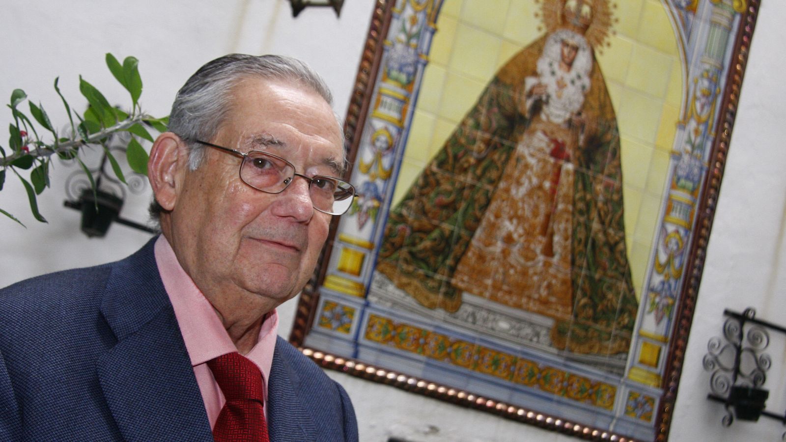 Manolo García, en la casa de hermandad.