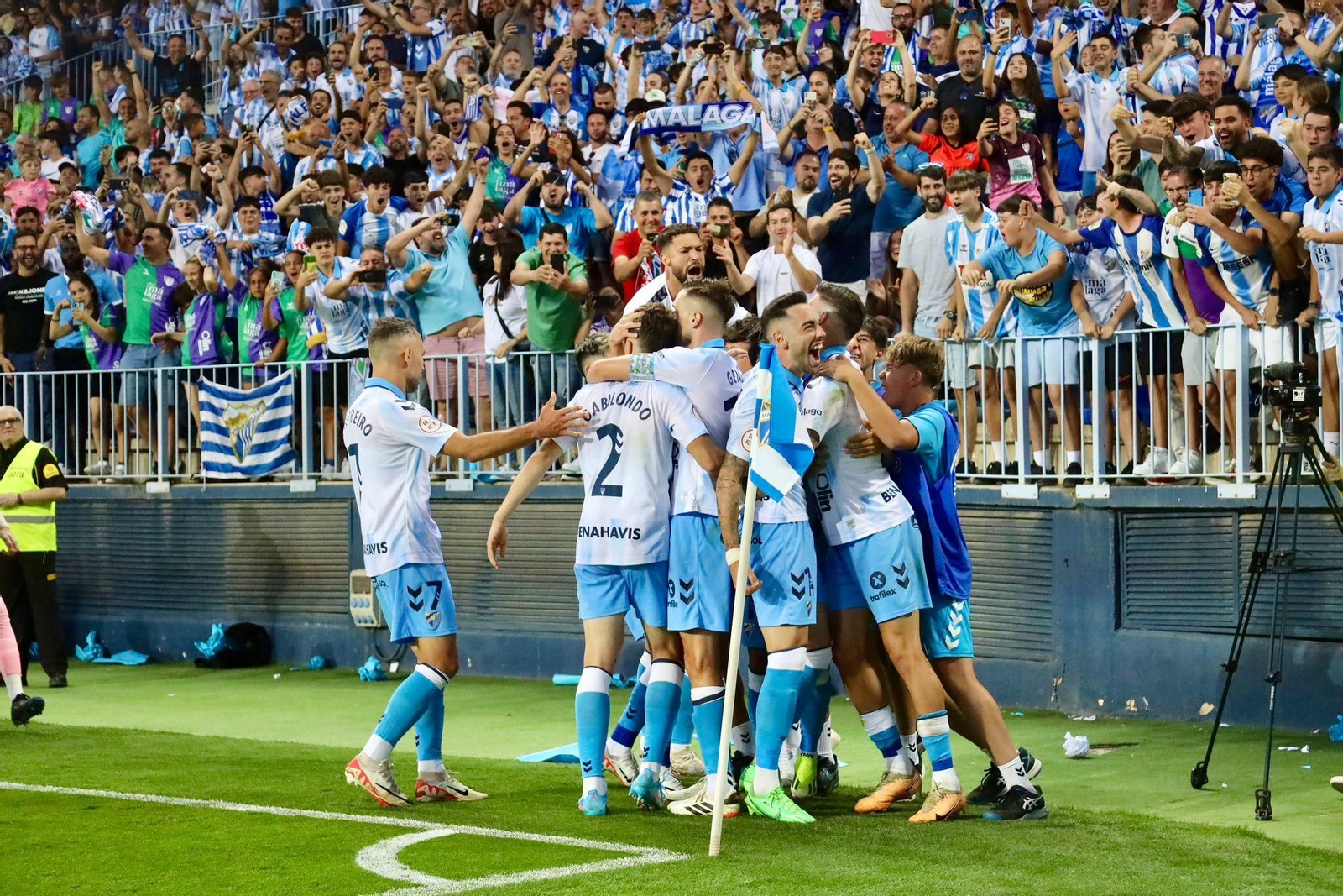 El Málaga CF-Nàstic, en fotos