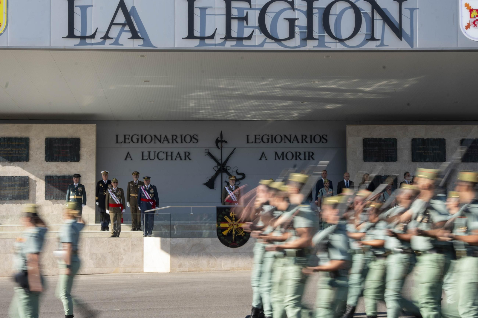 Así conmemora el día de la Inmaculada Concepción la Brigada de la Legión en Almería y despide al contingente que parte a Eslovaquia