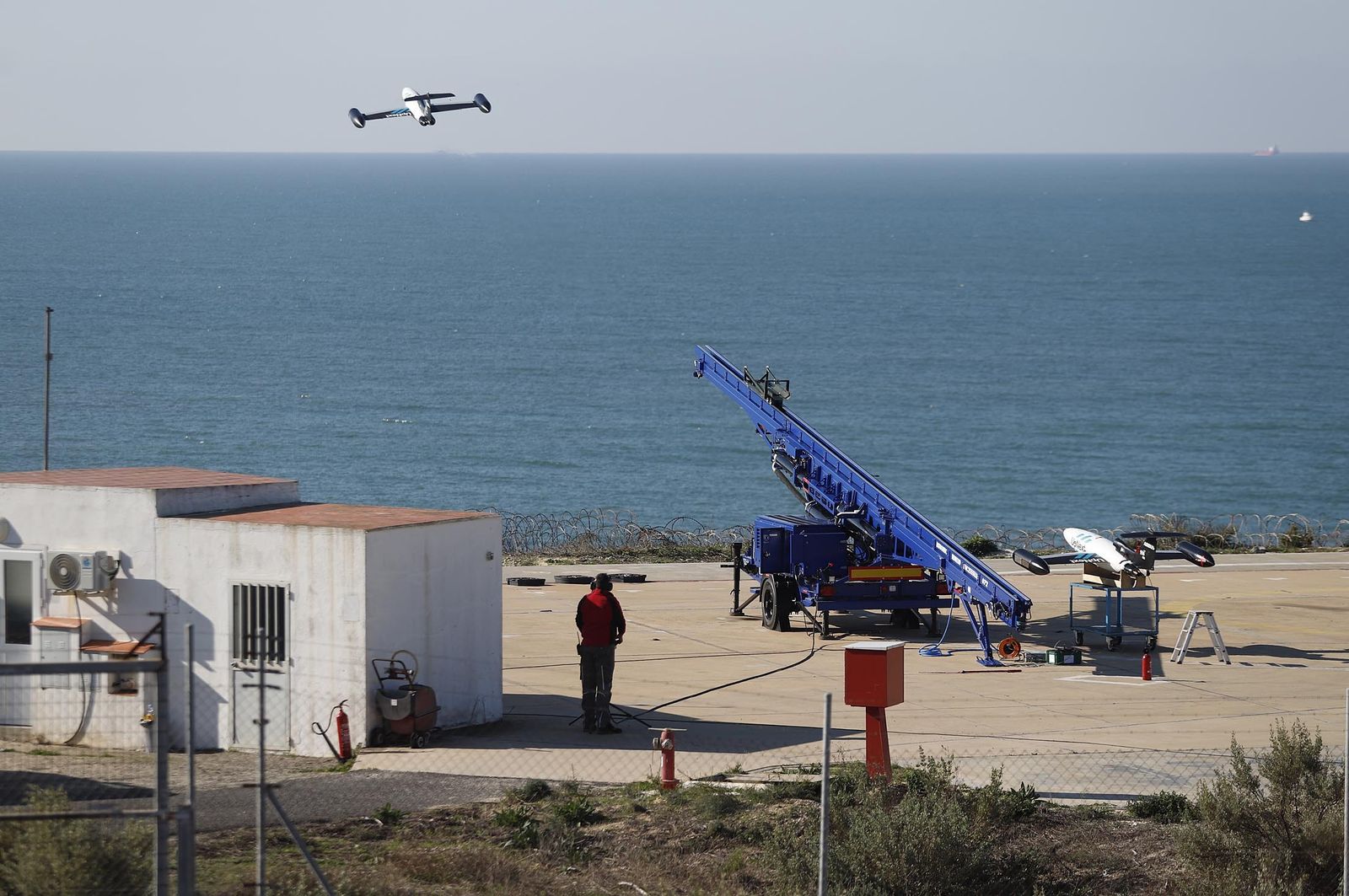 Imágenes del ensayo del demostrador Auto´Mate en el INTA, Huelva