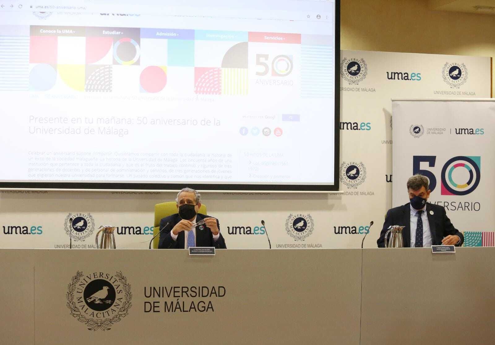 Un momento de la presentación del 50 aniversario de la UMA.