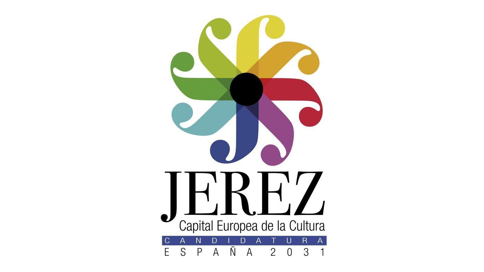 Este es el logotipo de la candidatura de Jerez Capital Europea de la Cultura.