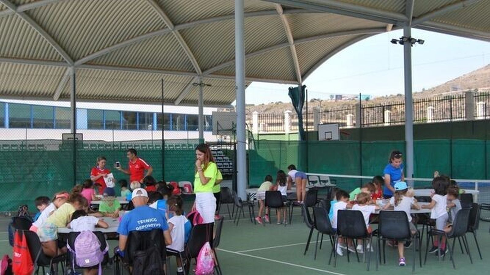 Un campamento organizado por el Ayuntamiento de Torremolinos.