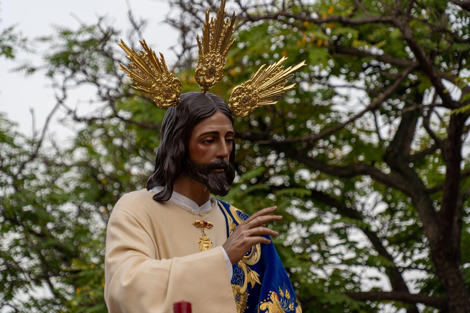 Imágenes del traslado del Cristo del Amor a la Concepción