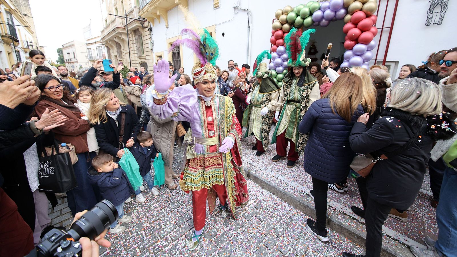 Imágenes de la cabalgata del Cartero Real de Jerez