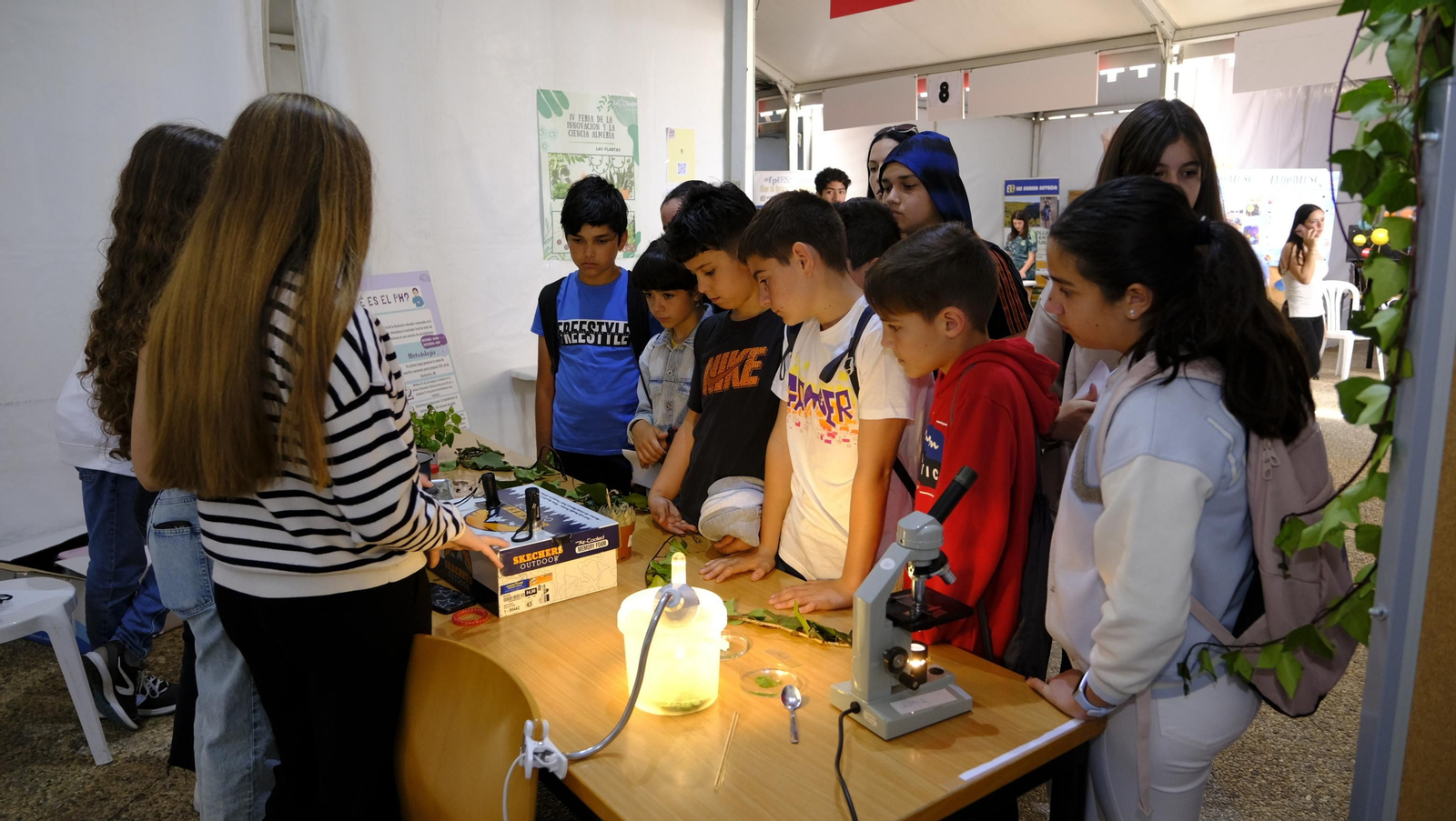 Imágenes de la Feria de la Innovación y la Ciencia en la Universidad de Almería-UAL