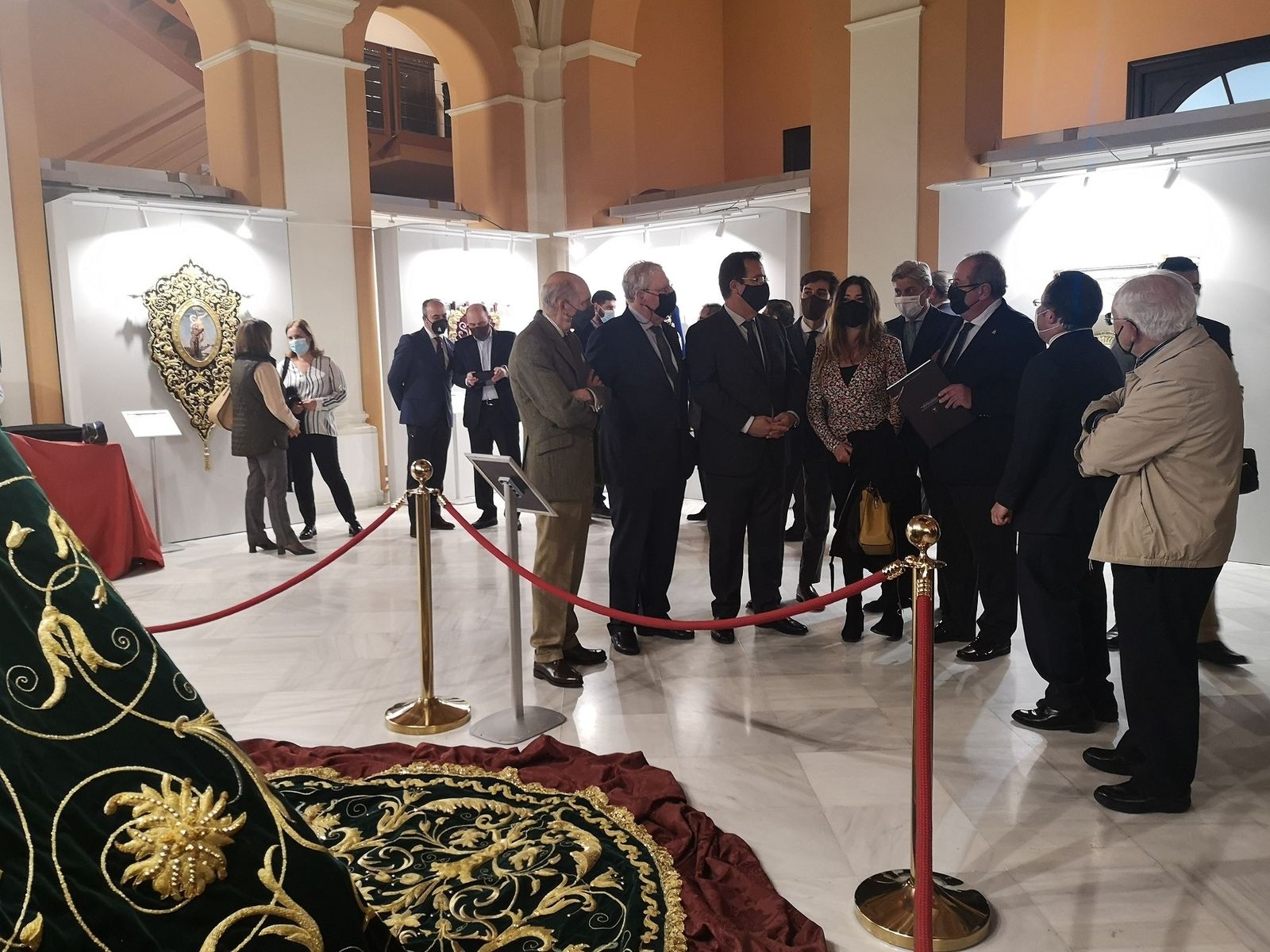 Inauguración de la exposición en el Ayuntamiento.