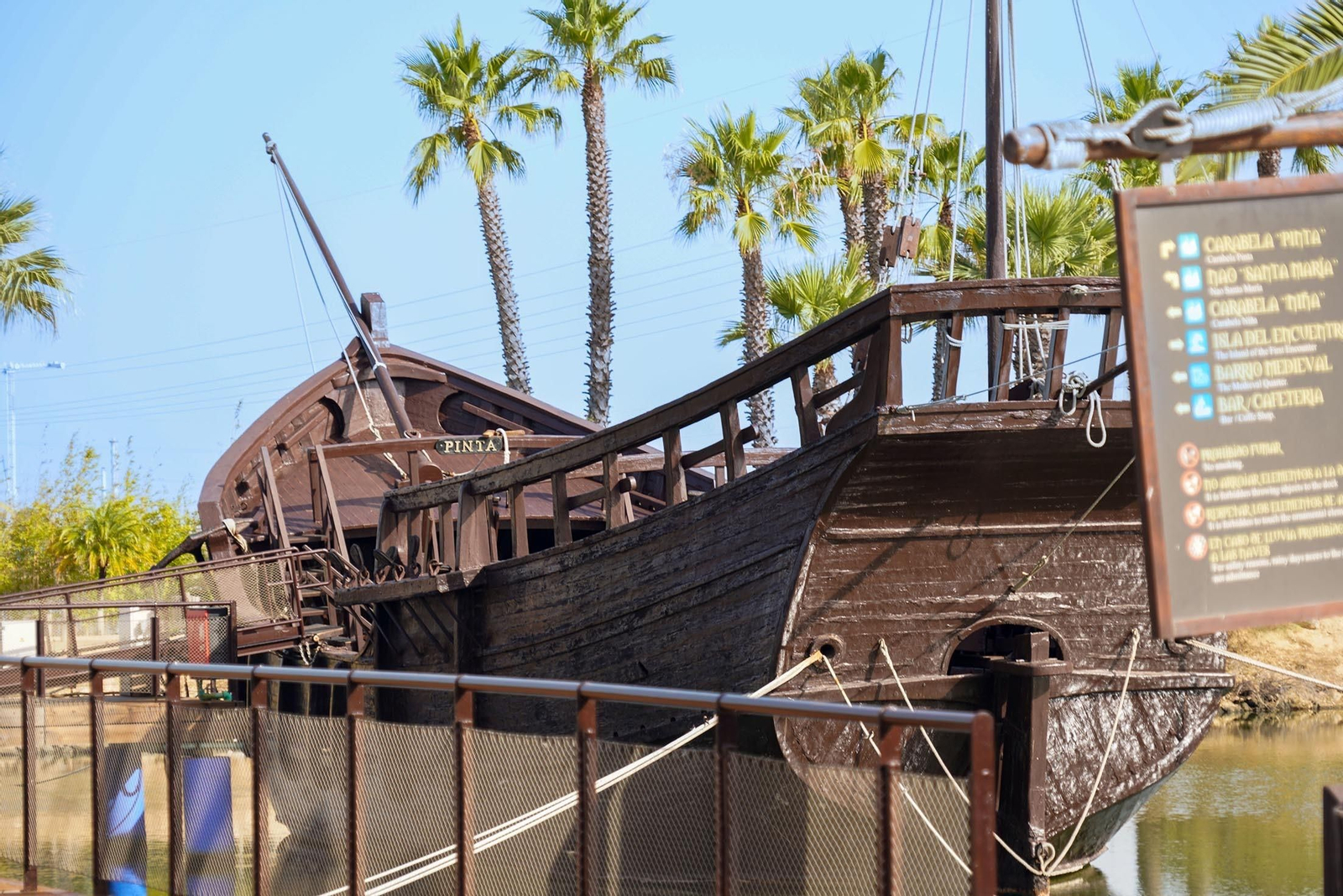 Muelle de las Carabelas, en una imagen de archivo.