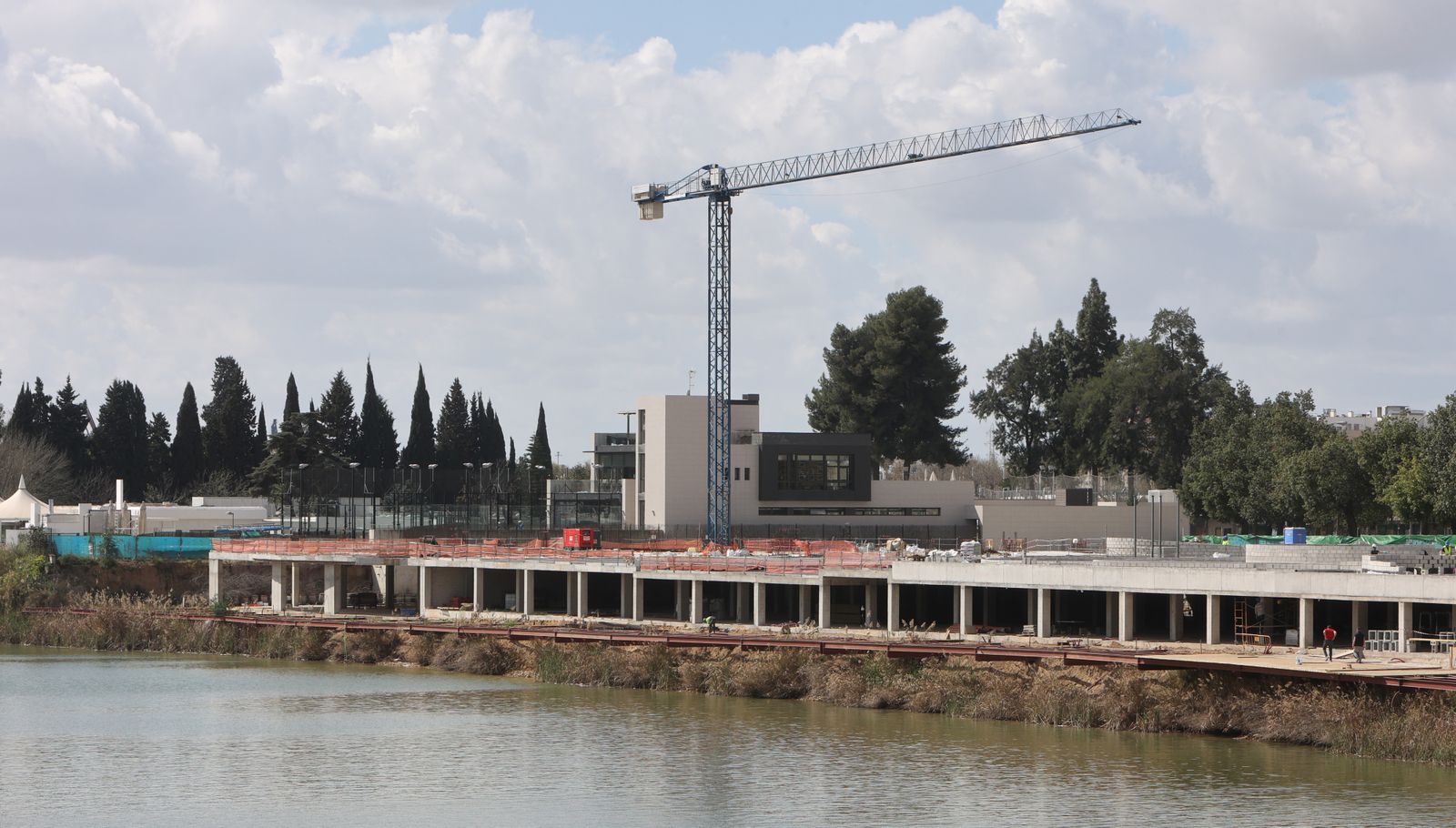 Obras en el Jardín de Las Cigarreras