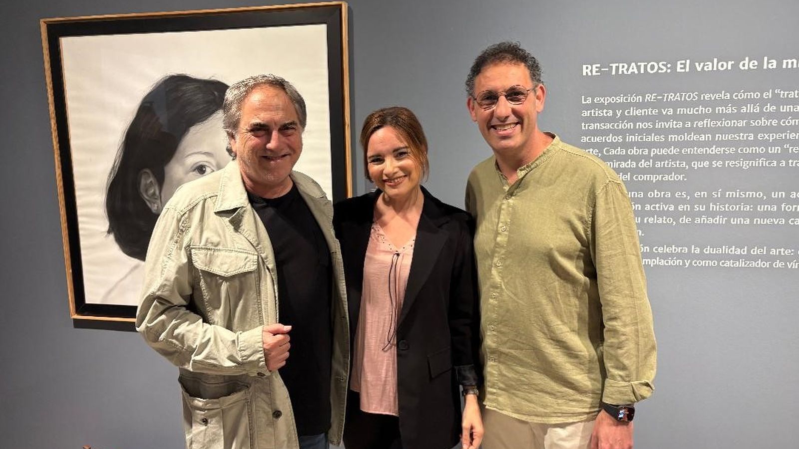 Jose Luis García Cossío ‘El Selu’, Anabel Flores y Julián Gades.