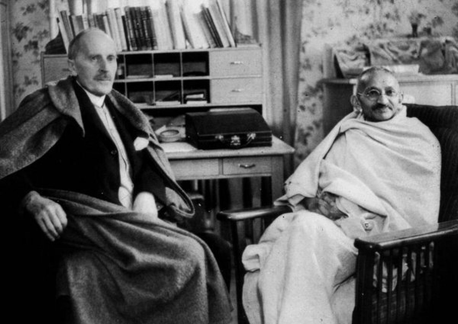 Romain Rolland y Ghandi.