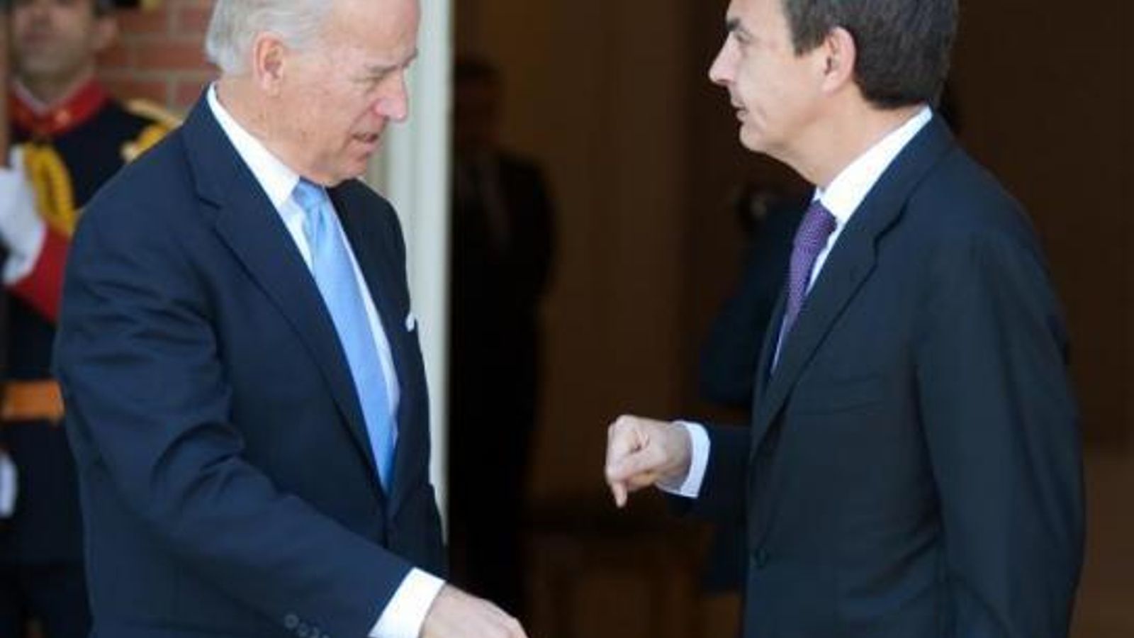 Joe Biden y José Luis Rodríguez Zapatero.