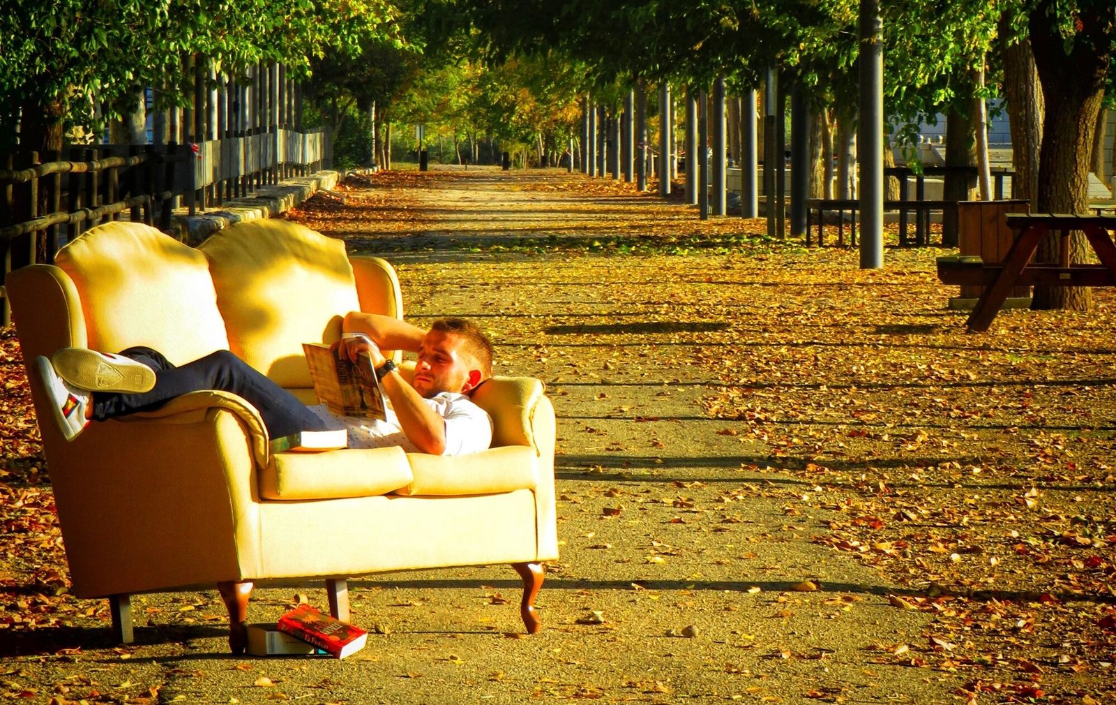 Fotografía presentada en la primera edición del concurso Parajes de lectura.