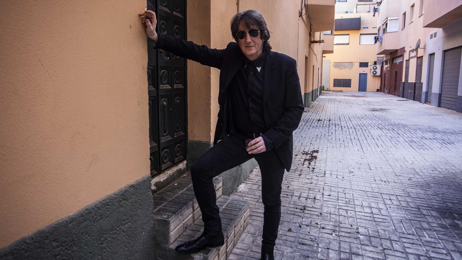 El músico y rockero Andrés Herrera “El Pájaro”.