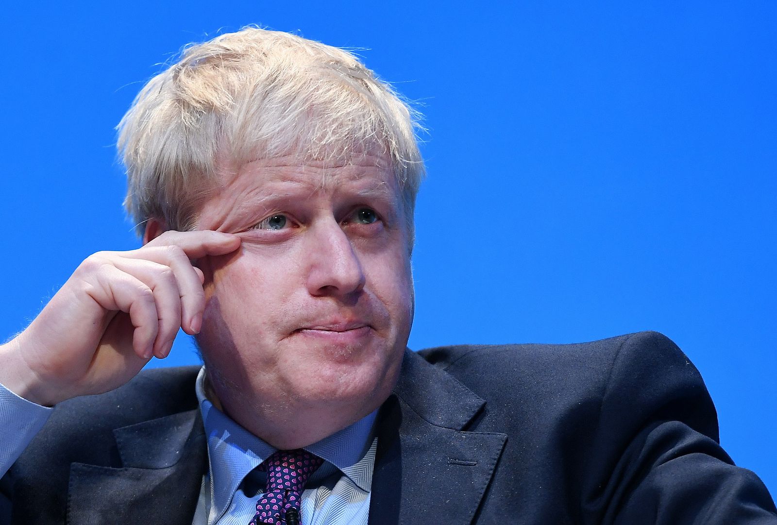 Boris Johnson participa en un acto con militantes conservadores en Birmingham.