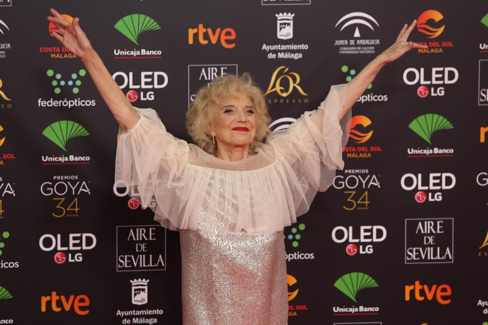 La alfombra roja de los Goya 2020 en Málaga