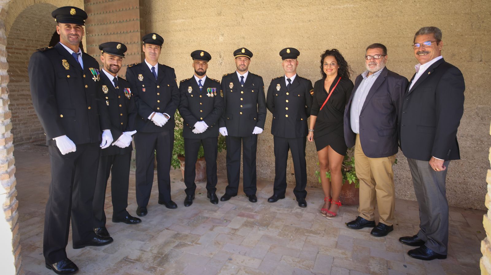 Emotivo acto por el Día de la Policía Nacional celebrado en Jerez
