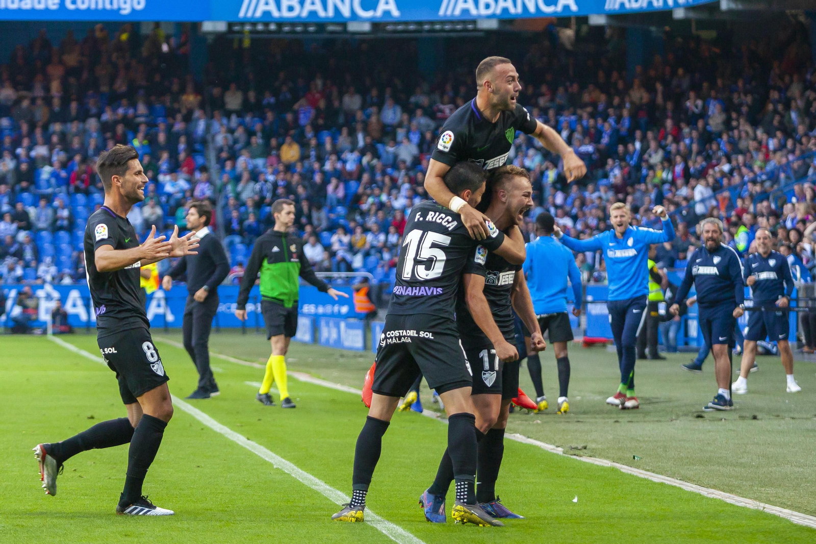 Las fotos del Deportivo - Málaga CF
