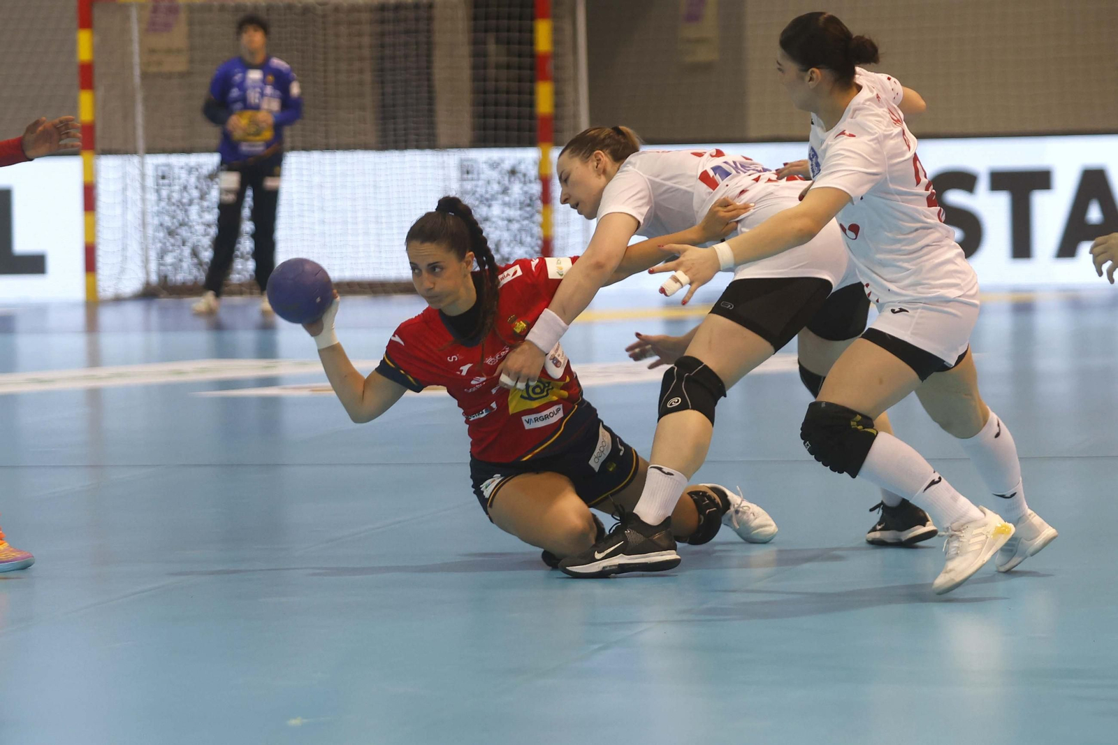 Las fotos del España Croacia de clasificación para el Mundial femenino de balonmano, en Algeciras