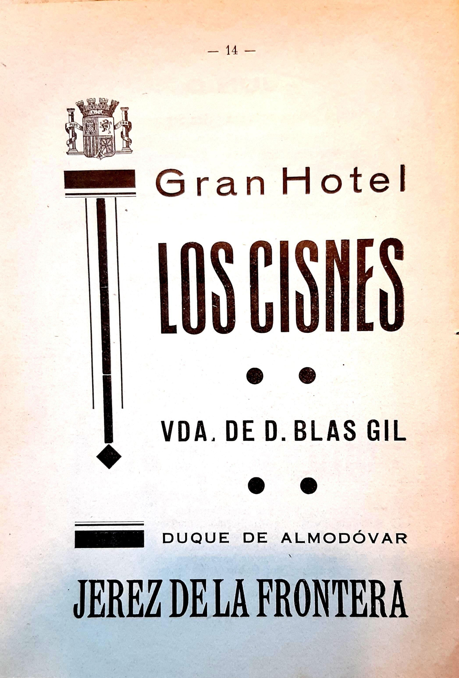 Anuncio en la Guía de Jerez, 1935. Con el escudo republicano. Anuncio en la Guía de Jerez, 1935. Con el escudo republicano.
