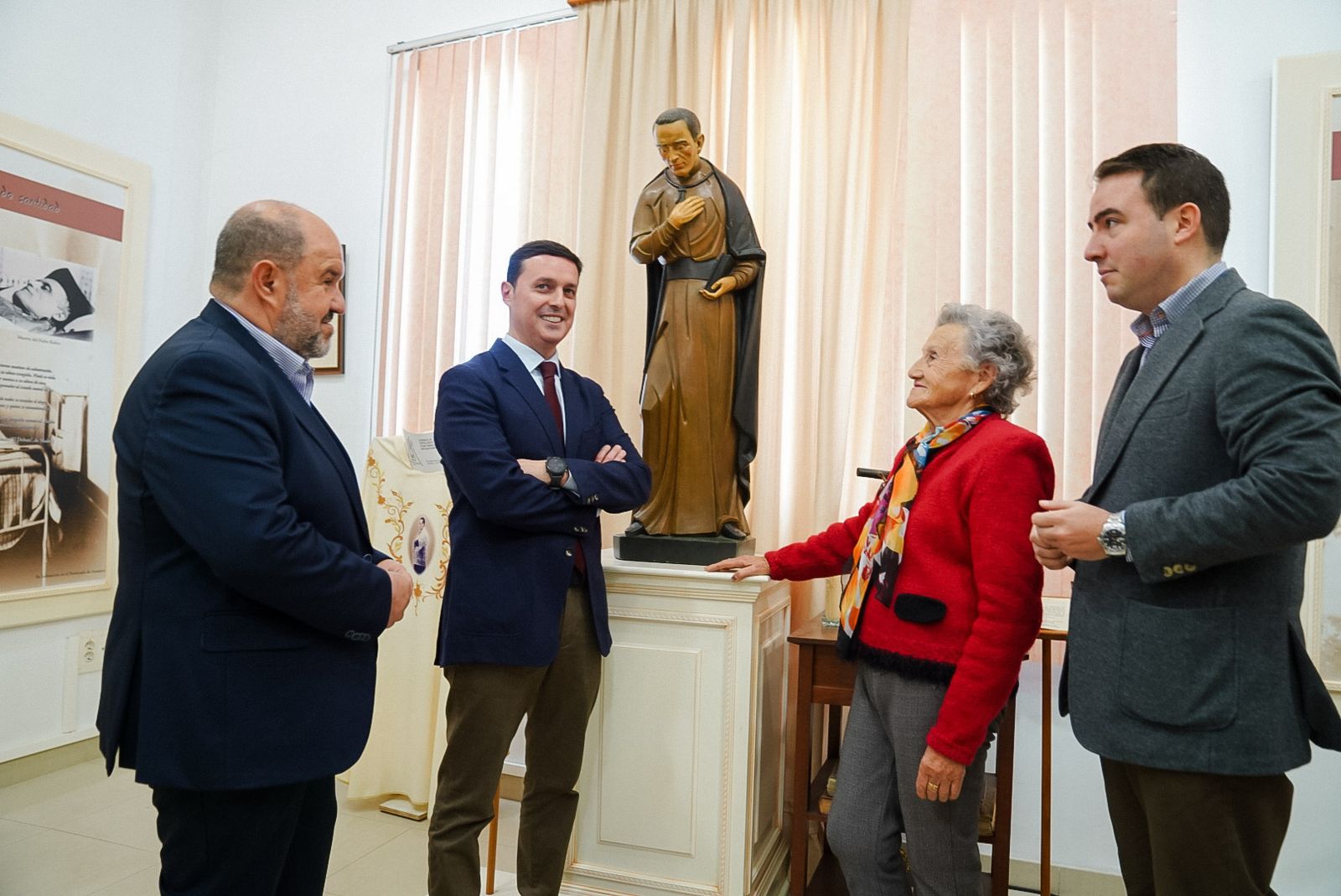 Momento de la visita al Museo del Padre Rubio.
