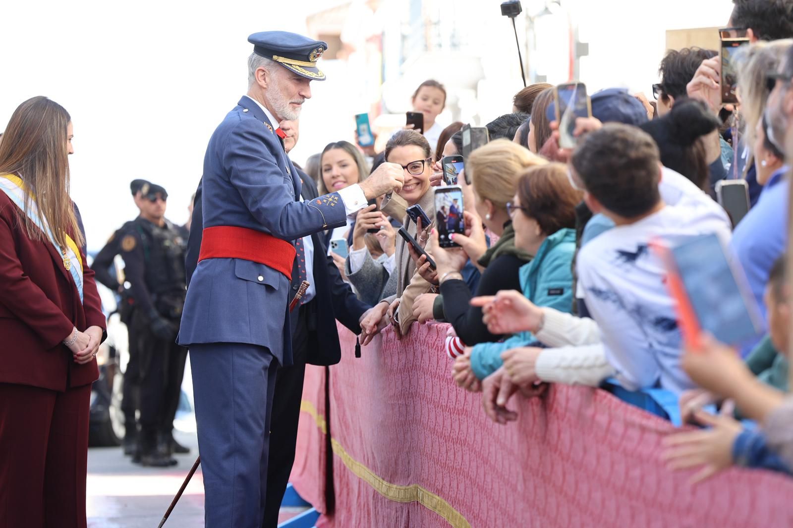Las primeras imágenes del Rey Felipe VI en Huelva