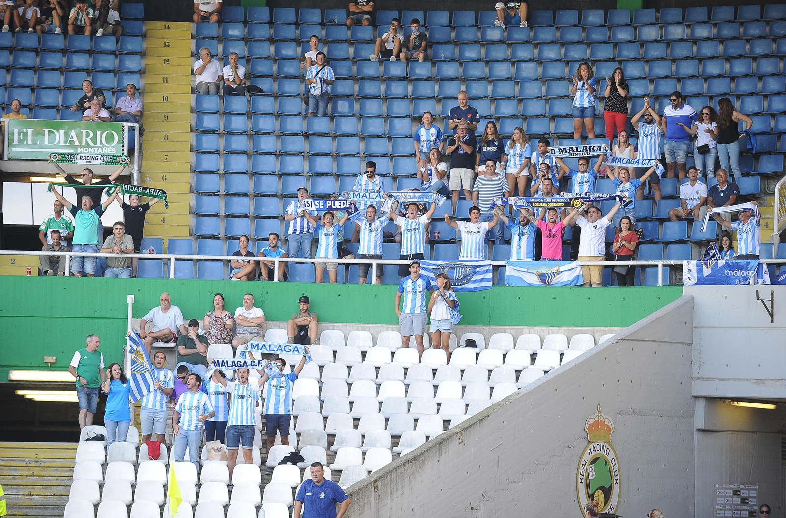 Las fotos del Racing de Santander-Málaga