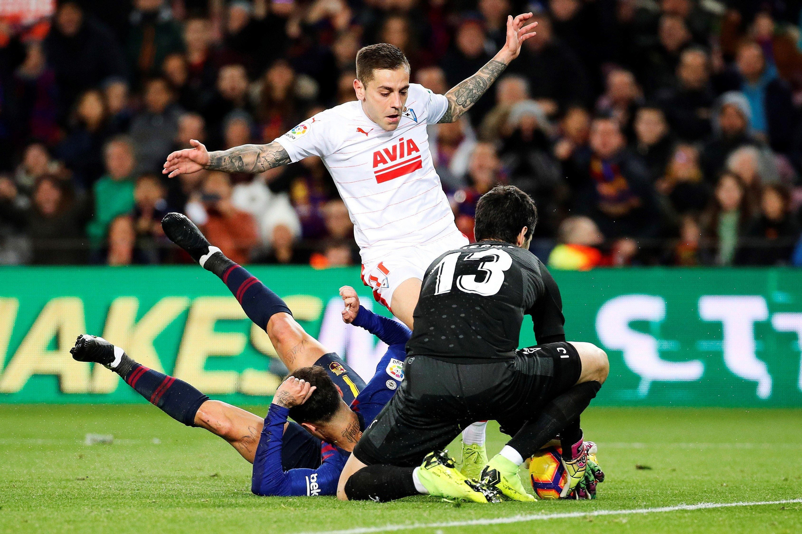 El Barcelona-Eibar, en imágenes