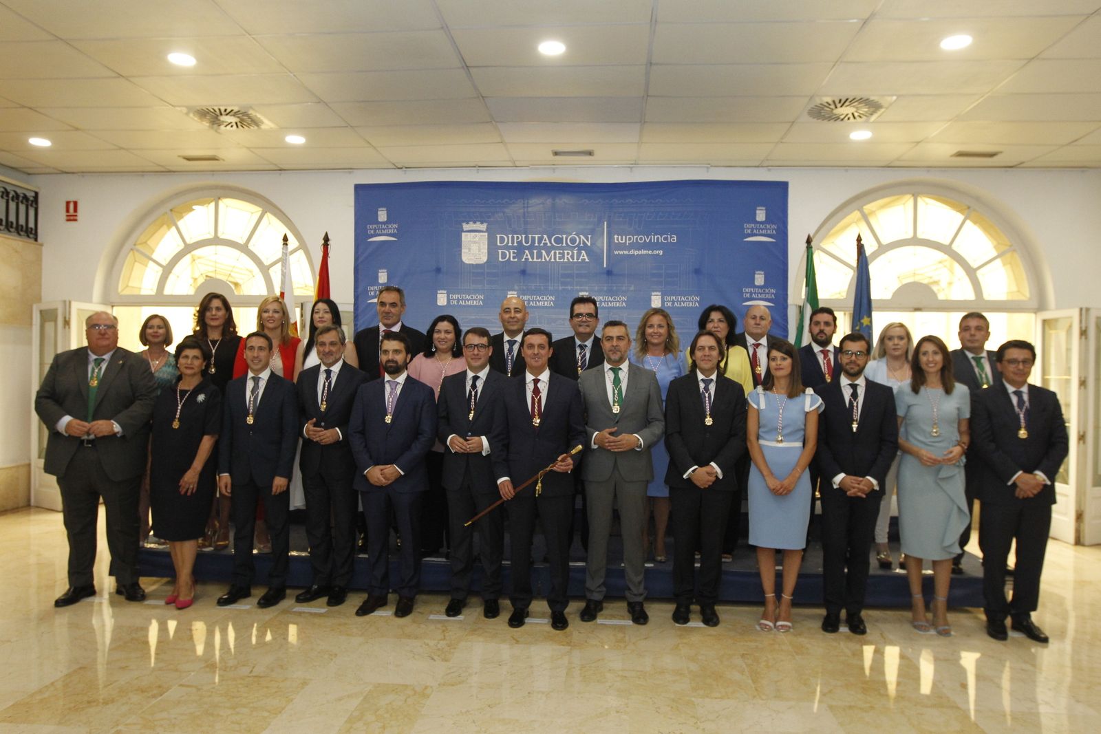 Pleno investidura Presidente Diputación de Almería. Javier Aureliano García