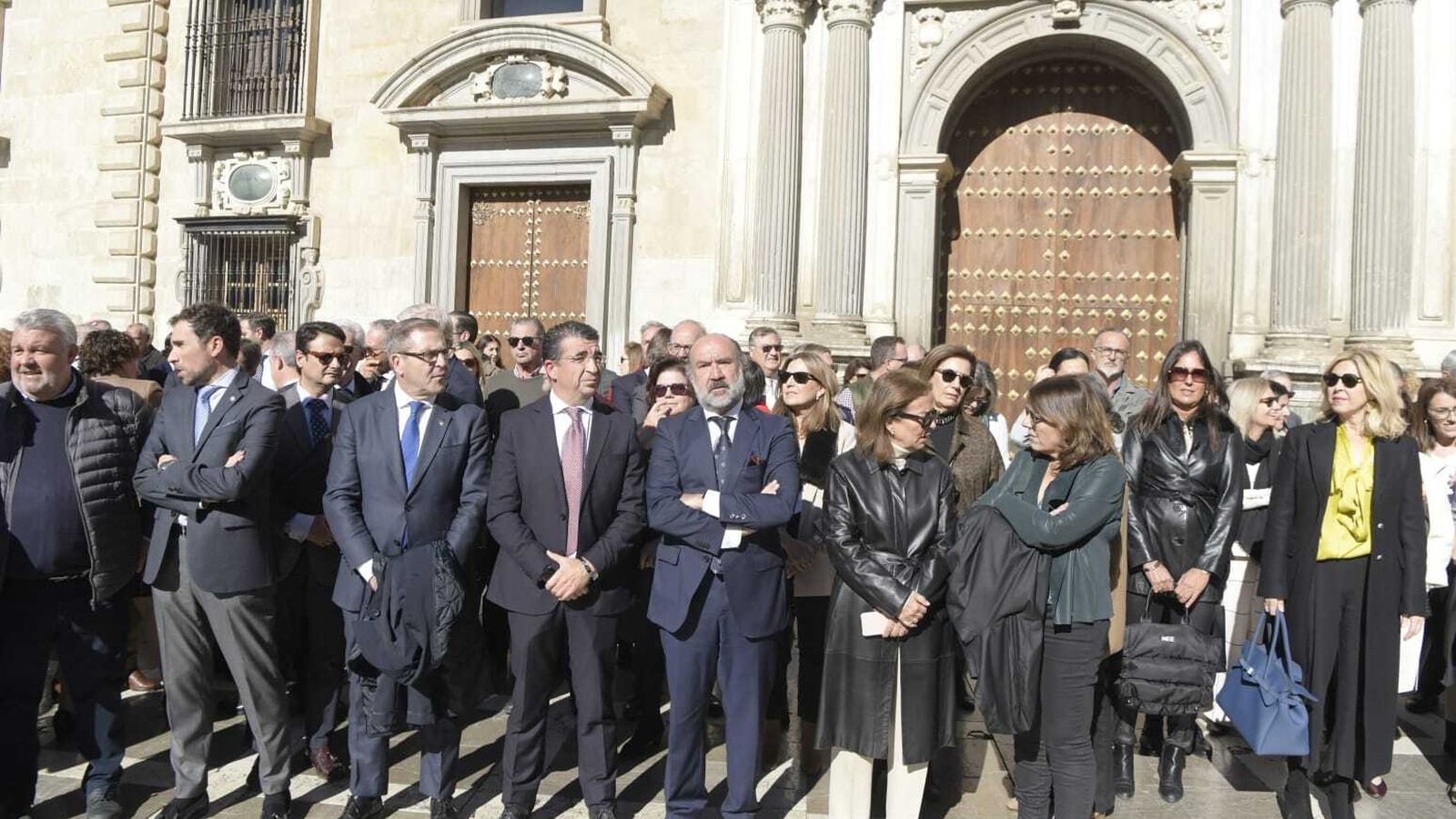 Protesta en la sede del TSJA en Granada