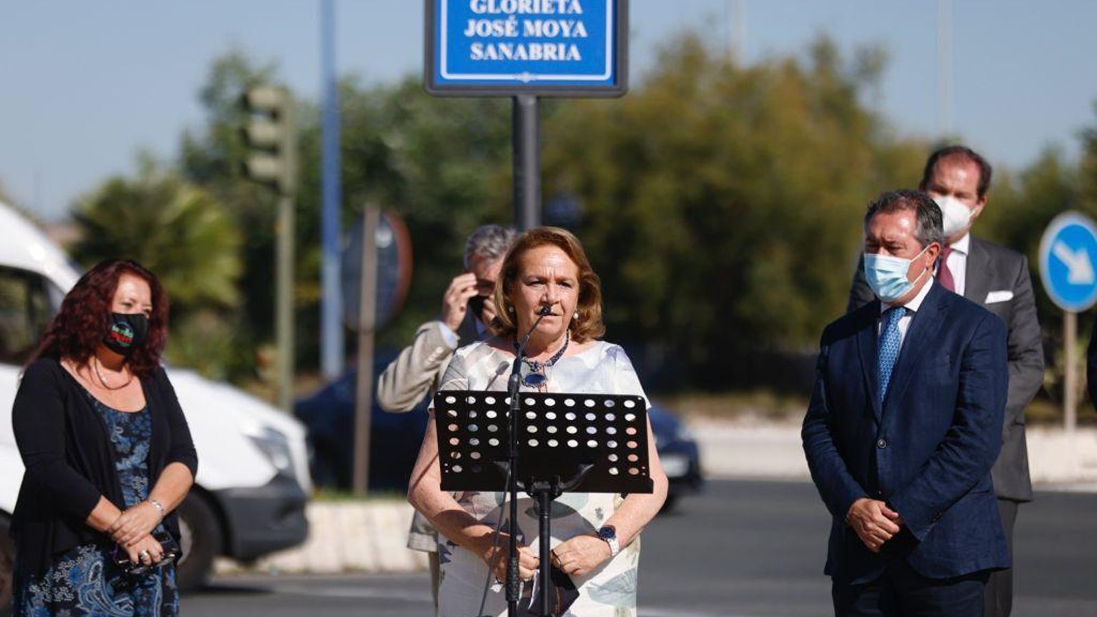 Concha Yoldi, actual presidenta de Persán y viuda del homenajeado.