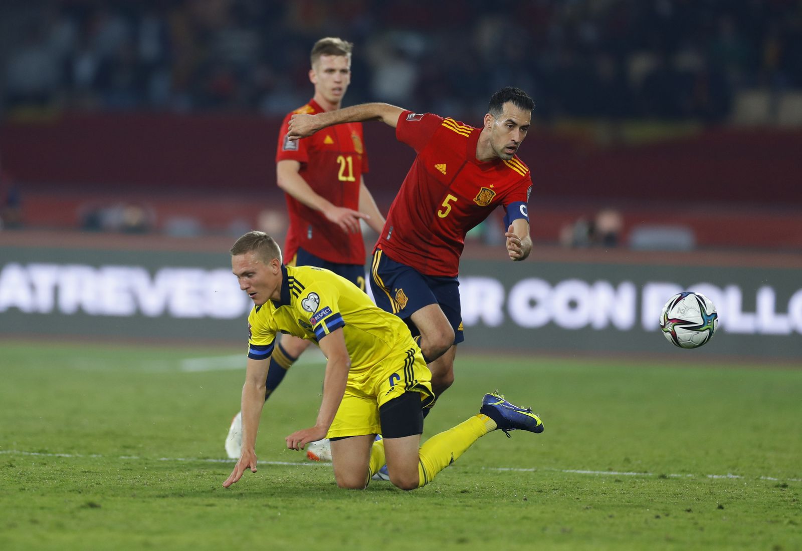 Las imágenes del España-Suecia