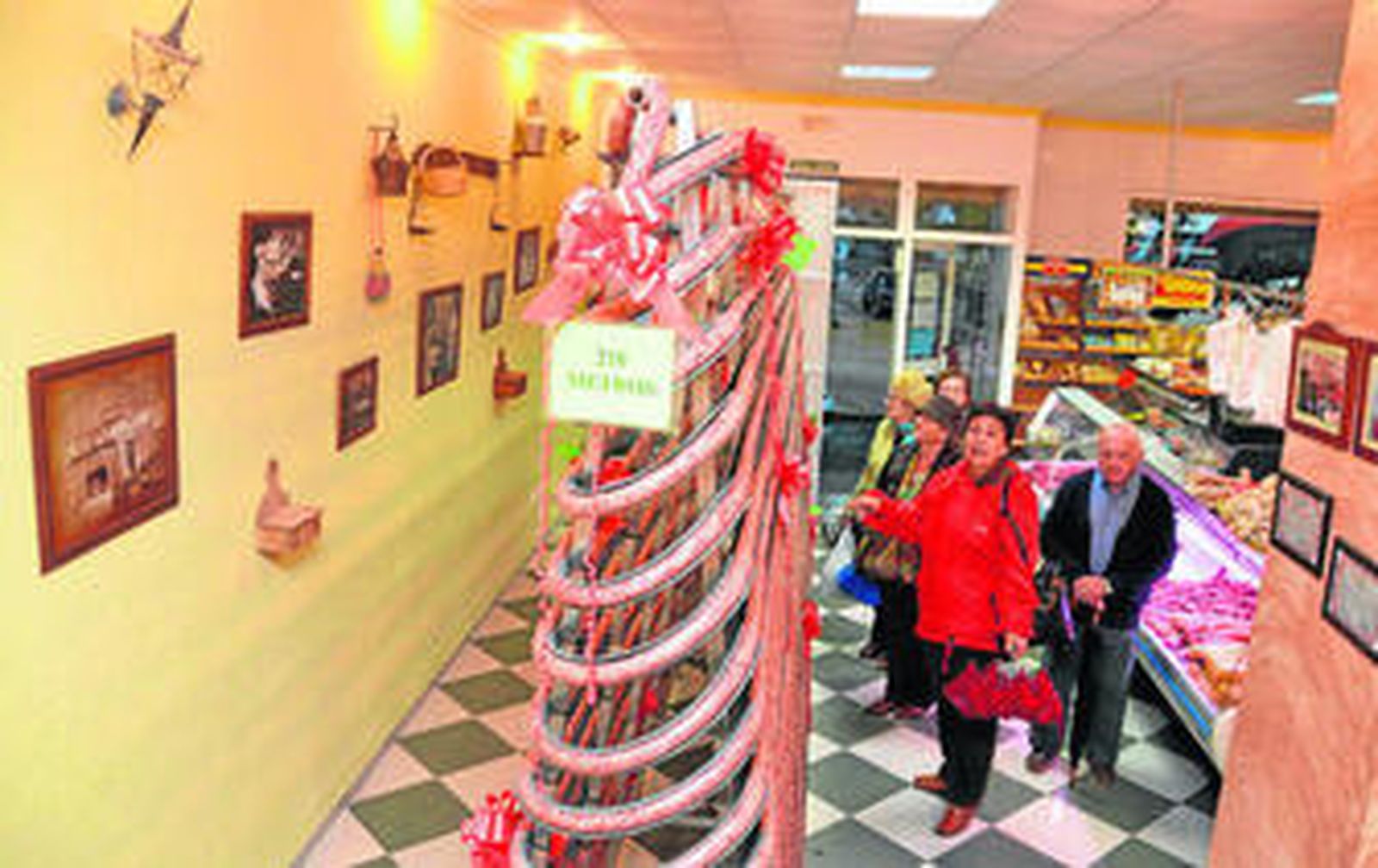 Un salchichón de 210 metros