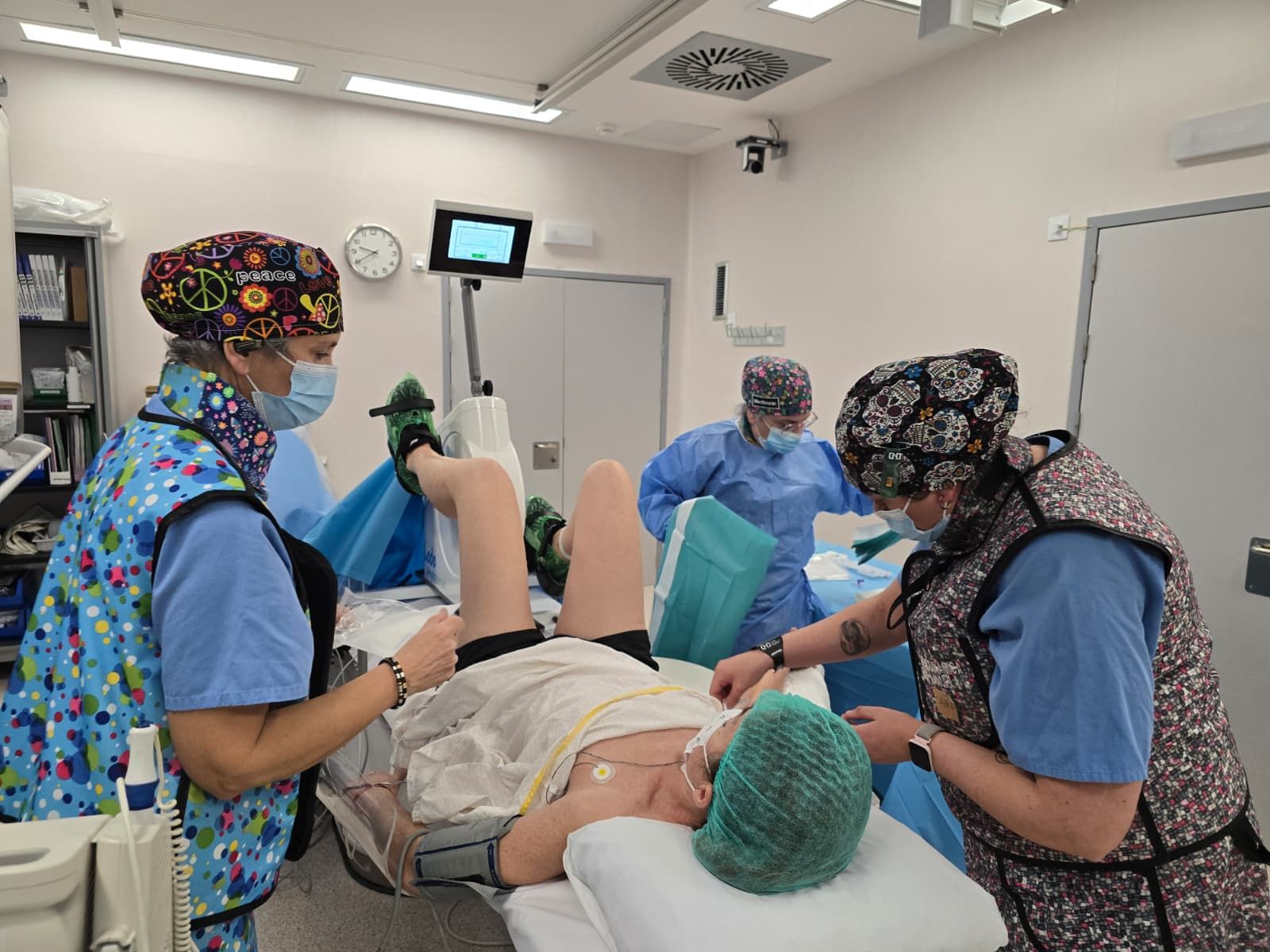 Preparacion prueba HTP en Hemodinamica