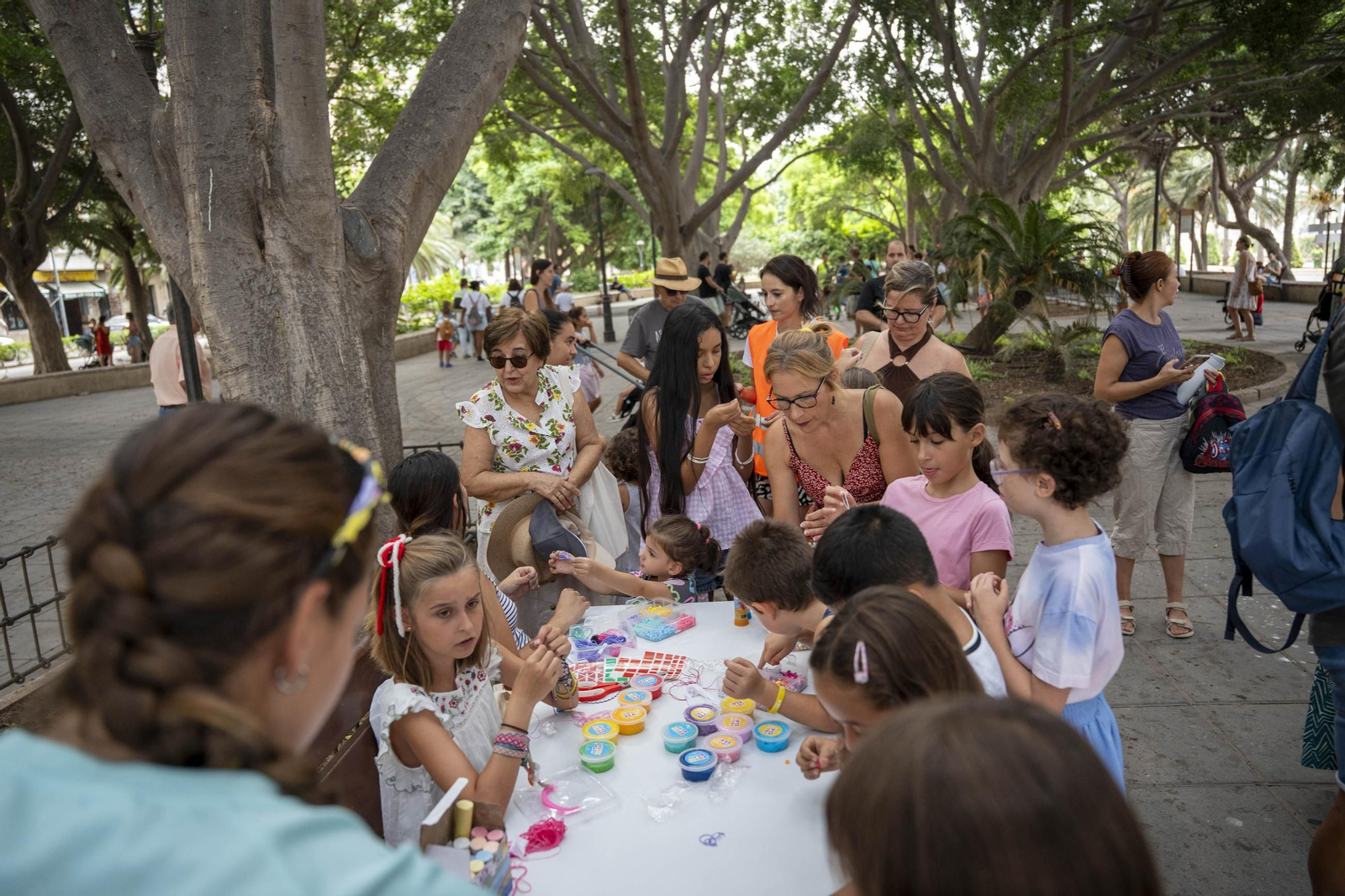 Las mejores fotos de los juegos infantiles en la Feria de Almería