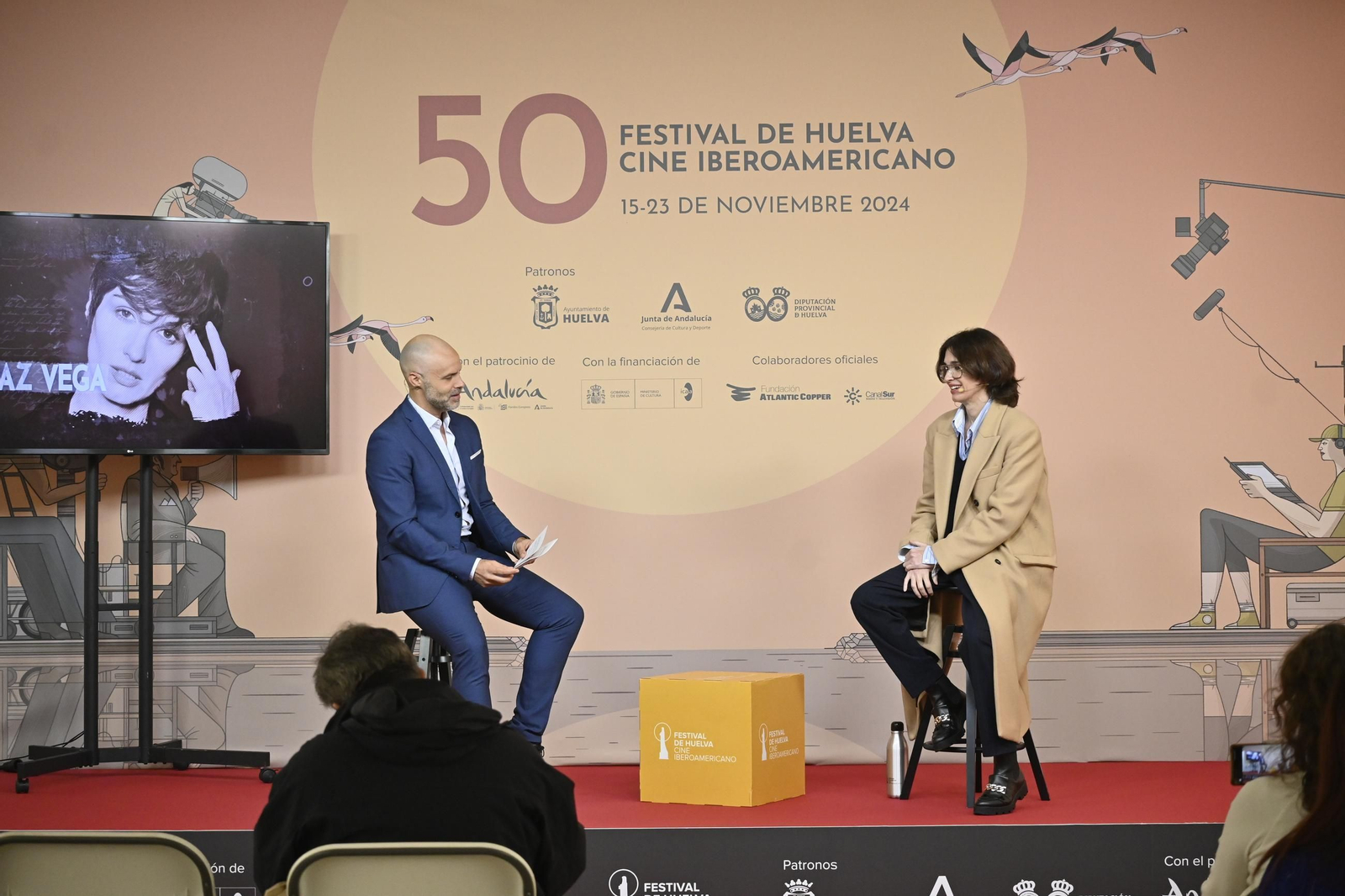 Imágenes de Paz Vega, ganadora del Premio Luz de la 50 edición del Festival de Cine Iberoamericano