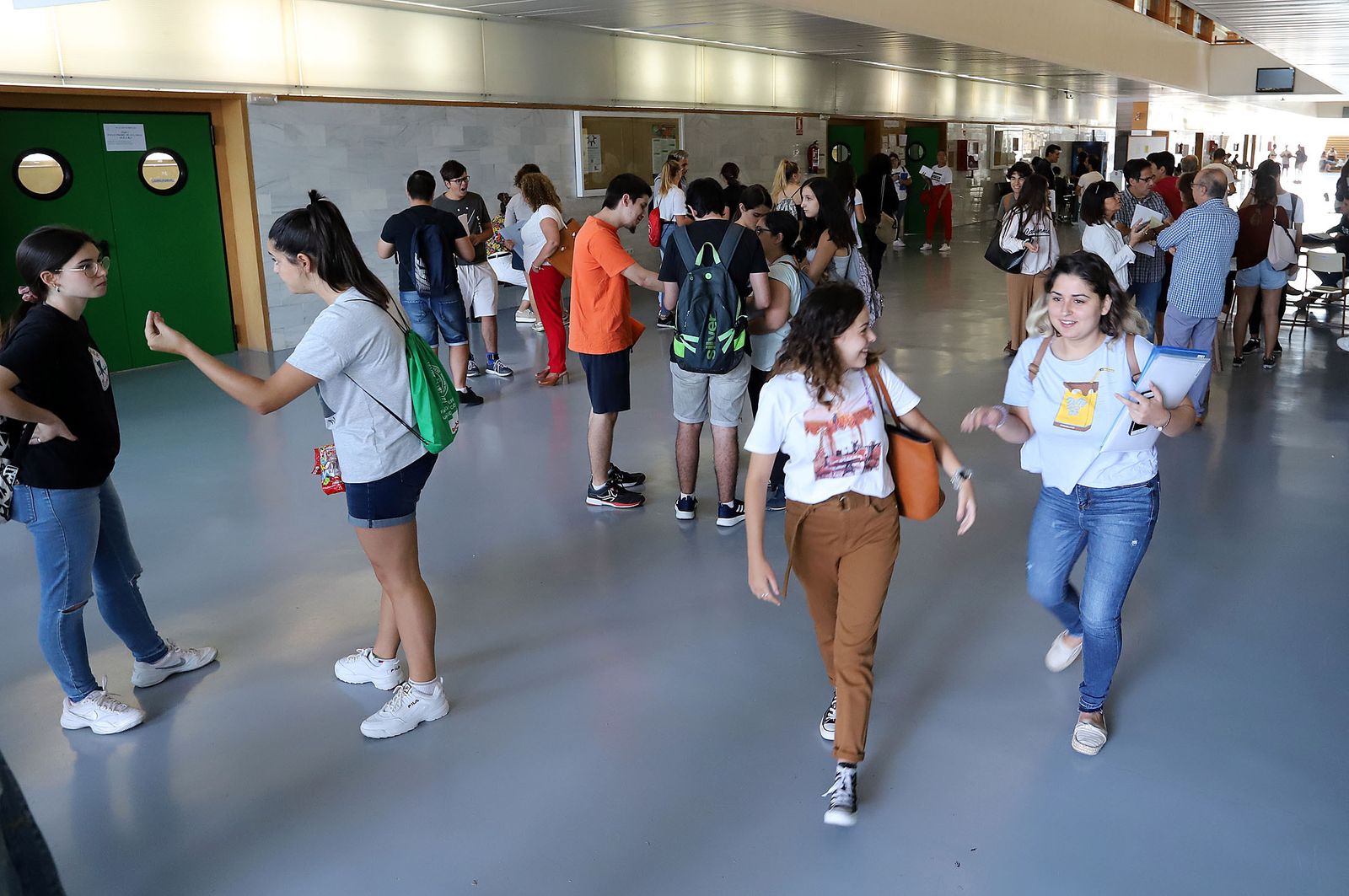 Pruebas de selectividad en la Universidad de Huelva.