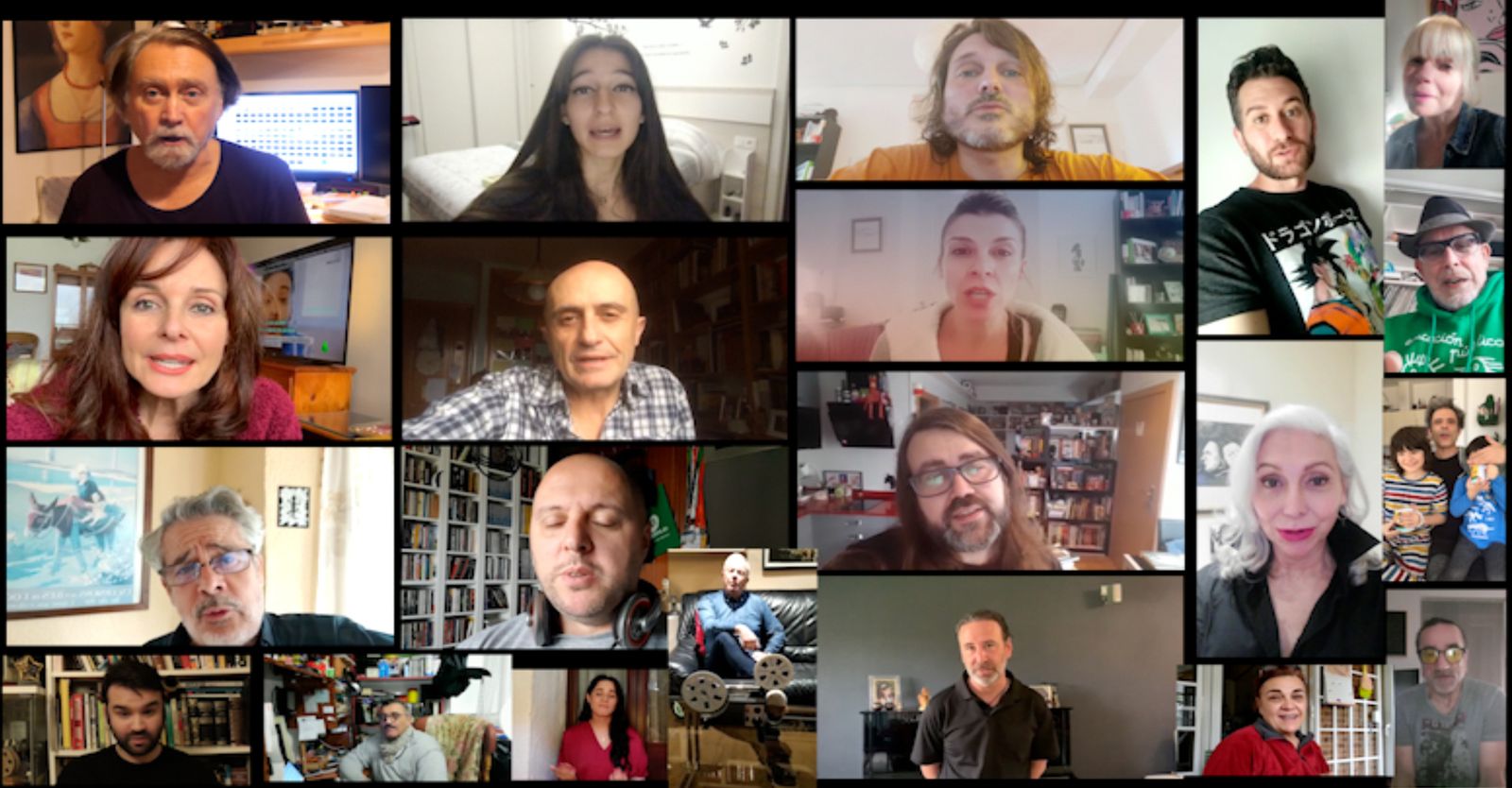 Artistas que han apoyado la iniciativa.