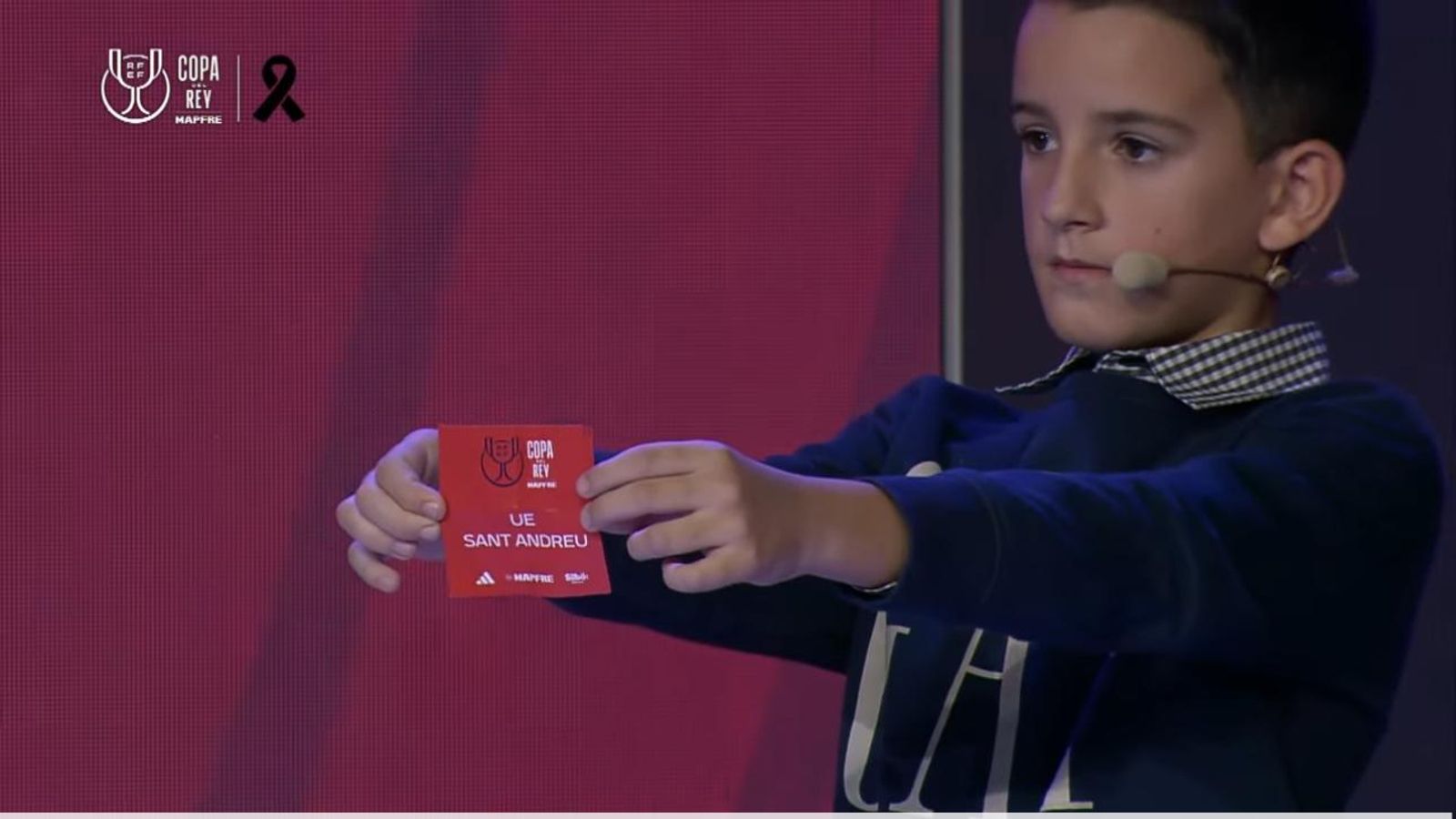 La bola del Sant Andreu en el sorteo