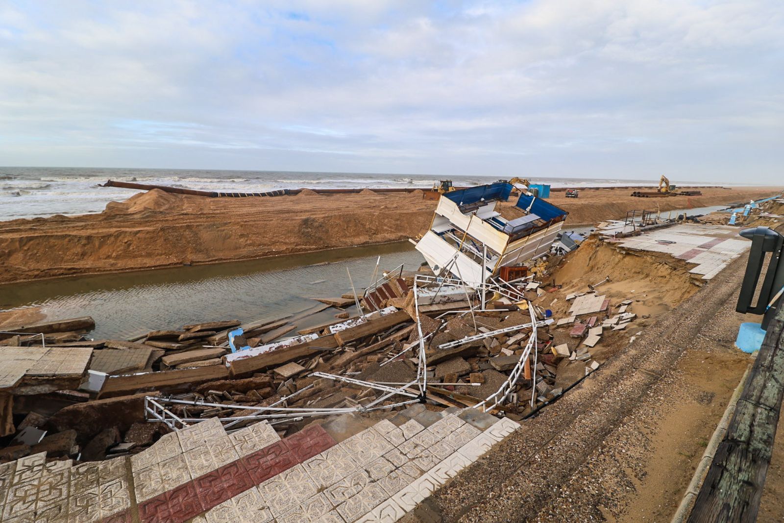 Fotografías de las zonas más perjudicadas de Matalascañas tras los últimos temporales