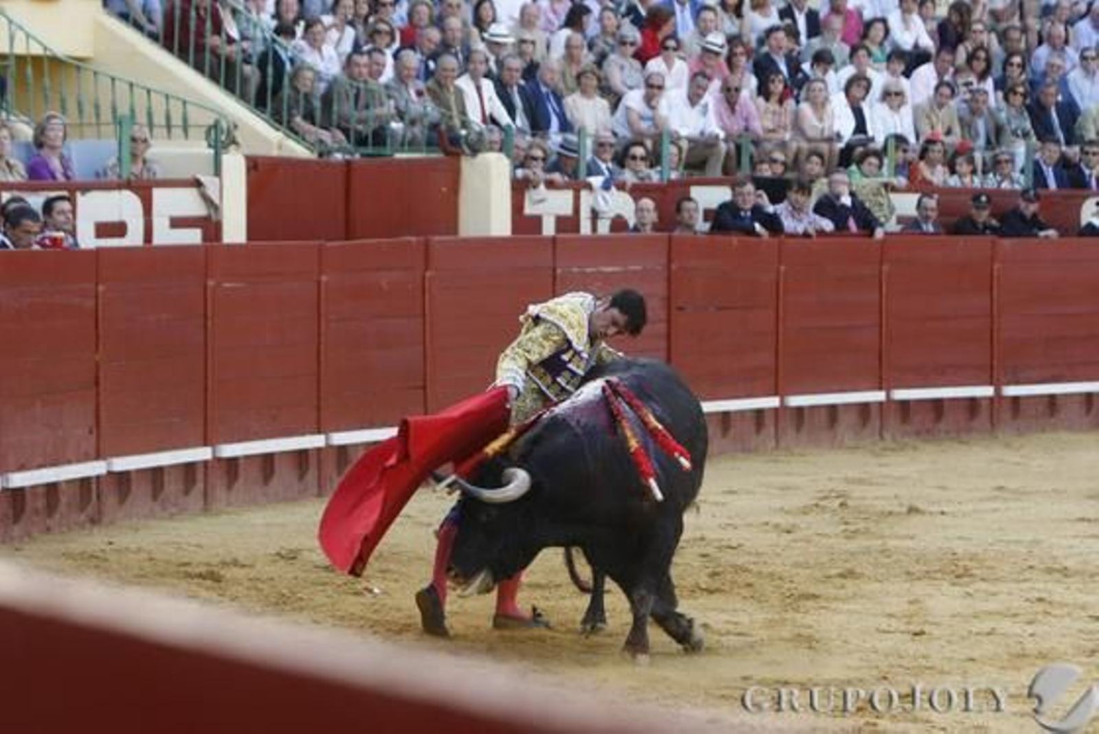 Rivera Ordóñez 'Paquirri' cortó la oreja del primero de la tarde.

Foto: Juan Carlos Toro