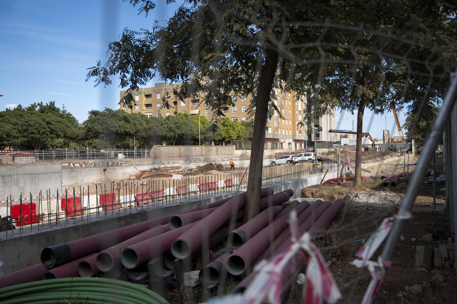 Así avanzan las obras del soterramiento ferroviario en Almería